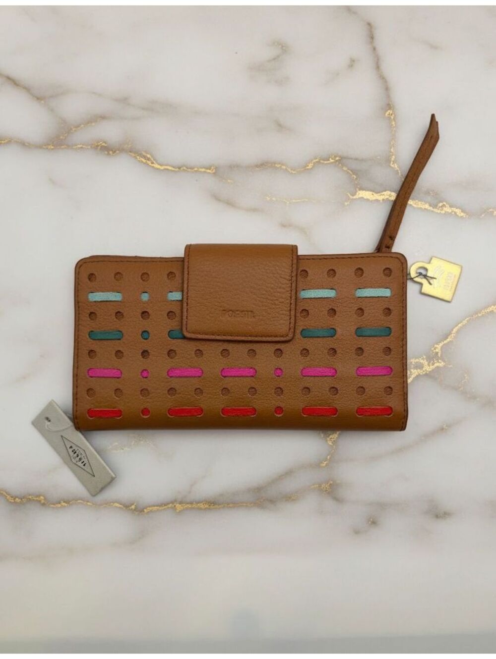 Fossil Logan RFID Flap Clutch Wallet